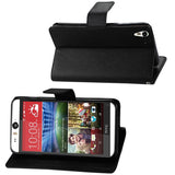 REIKO HTC DESIRE EYE 3-IN-1 WALLET CASE IN BLACK