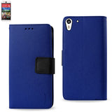 REIKO HTC DESIRE EYE 3-IN-1 WALLET CASE IN NAVY