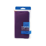 REIKO HTC DESIRE EYE 3-IN-1 WALLET CASE IN PURPLE