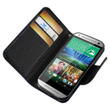 REIKO HTC ONE MINI 2 3-IN-1 WALLET CASE IN NAVY