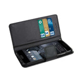 REIKO HTC ONE A9 3-IN-1 WALLET CASE IN BLACK
