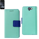 REIKO HTC ONE A9 3-IN-1 WALLET CASE IN GREEN
