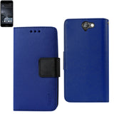 REIKO HTC ONE A9 3-IN-1 WALLET CASE IN NAVY