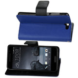 REIKO HTC ONE A9 3-IN-1 WALLET CASE IN NAVY