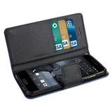 REIKO HTC ONE A9 3-IN-1 WALLET CASE IN NAVY