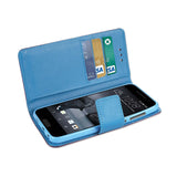 REIKO HTC ONE A9 3-IN-1 WALLET CASE IN PURPLE
