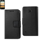 REIKO HUAWEI UNION 3-IN-1 WALLET CASE IN BLACK