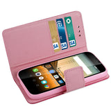 REIKO HUAWEI UNION 3-IN-1 WALLET CASE IN HOT PINK