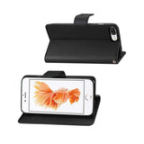 REIKO IPHONE 7 PLUS 3-IN-1 WALLET CASE IN BLACK