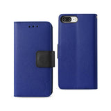REIKO IPHONE 7 PLUS 3-IN-1 WALLET CASE IN NAVY