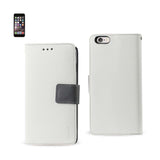 REIKO IPHONE 6 3-IN-1 WALLET CASE IN WHITE