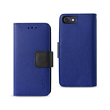 REIKO IPHONE 7 3-IN-1 WALLET CASE IN NAVY