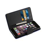 REIKO IPHONE 7 3-IN-1 WALLET CASE IN NAVY