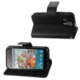 REIKO KYOCERA HYDRO ICON 3-IN-1 WALLET CASE IN BLACK