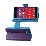 REIKO KYOCERA HYDRO WAVE 3-IN-1 WALLET CASE IN PURPLE