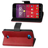 REIKO KYOCERA HYDRO WAVE 3-IN-1 WALLET CASE IN RED