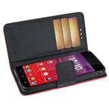 REIKO KYOCERA HYDRO WAVE 3-IN-1 WALLET CASE IN RED
