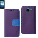 REIKO KYOCERA HYDRO VIEW 3-IN-1 WALLET CASE IN PURPLE