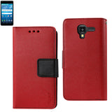 REIKO KYOCERA HYDRO VIEW 3-IN-1 WALLET CASE IN RED