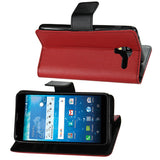 REIKO KYOCERA HYDRO VIEW 3-IN-1 WALLET CASE IN RED