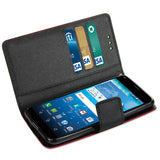 REIKO KYOCERA HYDRO VIEW 3-IN-1 WALLET CASE IN RED