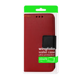 REIKO KYOCERA HYDRO VIEW 3-IN-1 WALLET CASE IN RED