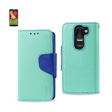 REIKO LG G2 MINI 3-IN-1 WALLET CASE IN GREEN