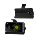 REIKO LG G5 3-IN-1 WALLET CASE IN BLACK