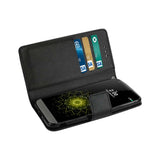 REIKO LG G5 3-IN-1 WALLET CASE IN BLACK