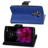 REIKO LG G FLEX 2 3-IN-1 WALLET CASE IN NAVY