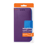 REIKO LG G FLEX 2 3-IN-1 WALLET CASE IN PURPLE