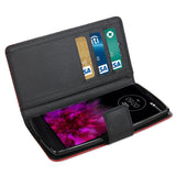 REIKO LG G FLEX 2 3-IN-1 WALLET CASE IN RED