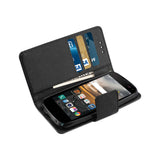 REIKO LG K3 3-IN-1 WALLET CASE IN BLACK