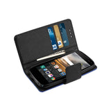 REIKO LG K3 3-IN-1 WALLET CASE IN NAVY