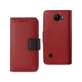 REIKO LG K3 3-IN-1 WALLET CASE IN RED