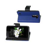 REIKO LG K7 3-IN-1 WALLET CASE IN NAVY