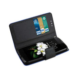 REIKO LG K7 3-IN-1 WALLET CASE IN NAVY