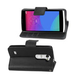 REIKO LG LEON 3-IN-1 WALLET CASE IN BLACK