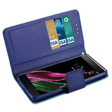 REIKO LG LS675 3-IN-1 WALLET CASE IN GREEN