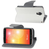 REIKO LG VOLT 3-IN-1 WALLET CASE IN WHITE
