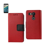 REIKO LG NEXUS 5X 3-IN-1 WALLET CASE IN RED