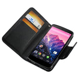 REIKO LG NEXUS 5 3-IN-1 WALLET CASE IN BLACK