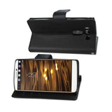 REIKO LG V10 3-IN-1 WALLET CASE IN BLACK