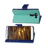REIKO LG V10 3-IN-1 WALLET CASE IN GREEN