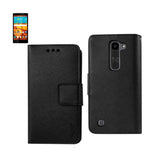 REIKO LG VOLT 2 3-IN-1 WALLET CASE IN BLACK