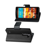 REIKO LG VOLT 2 3-IN-1 WALLET CASE IN BLACK