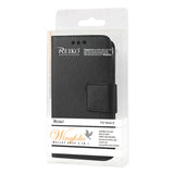 REIKO MOTOROLA MOTO E 3-IN-1 WALLET CASE IN BLACK