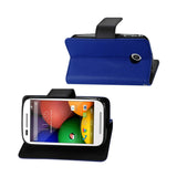 REIKO MOTOROLA MOTO E 3-IN-1 WALLET CASE IN NAVY