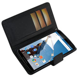 REIKO MOTOROLA NEXUS 6 3-IN-1 WALLET CASE IN BLACK