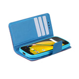REIKO MOTOROLA MOTO E (2015) 3-IN-1 WALLET CASE IN PURPLE